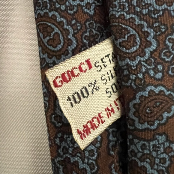 Gucci Silk Printed Tie - Picture 5 of 5